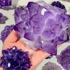 天然紫水晶花语